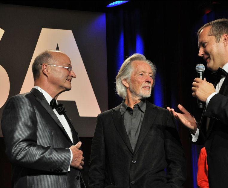 Gregor Staub auf der Bühne